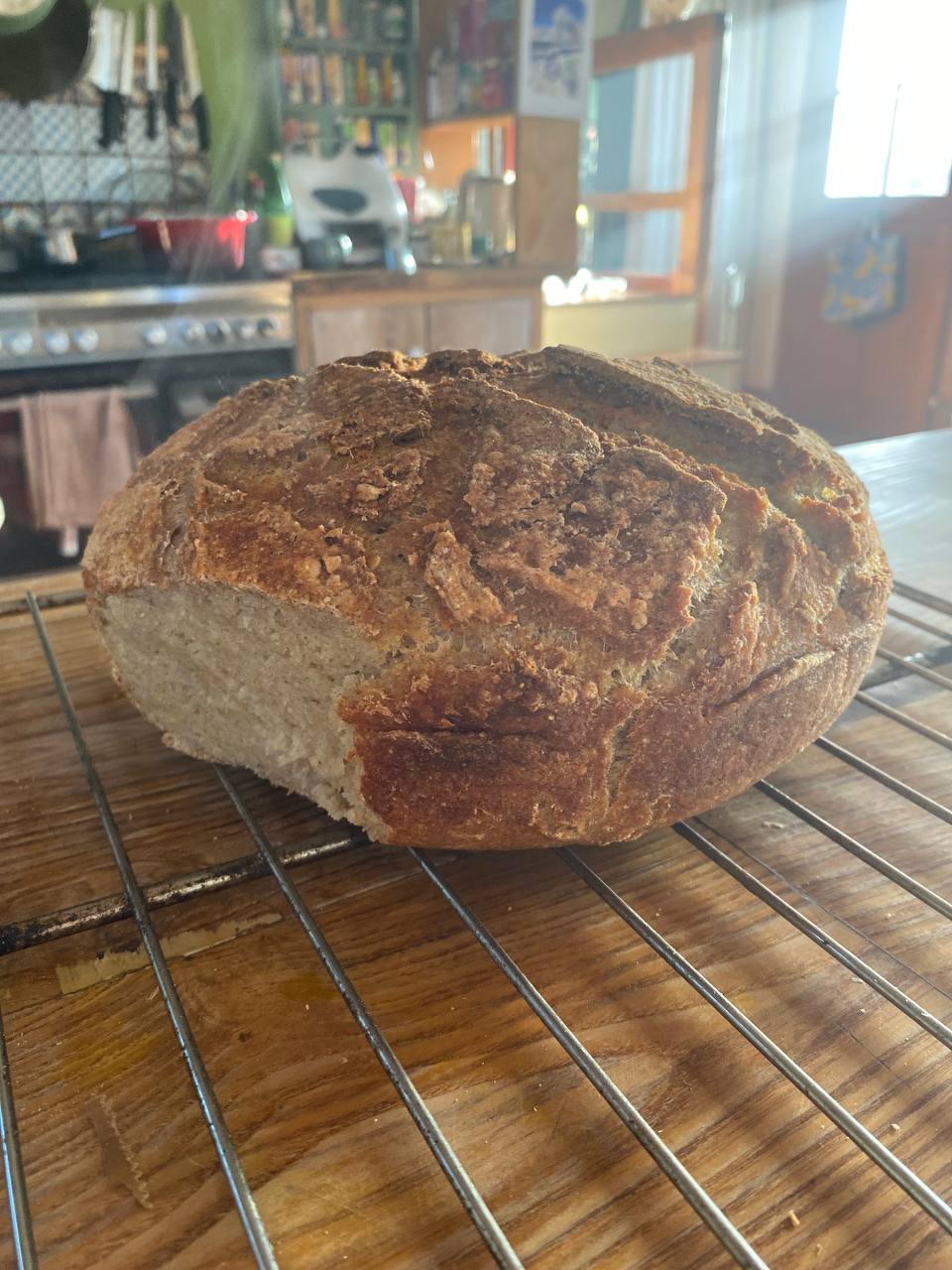 Gekeimtes Buchweizen-Linsen-Brot